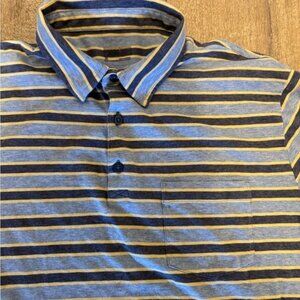 Men’s Patagonia polo striped cotton top